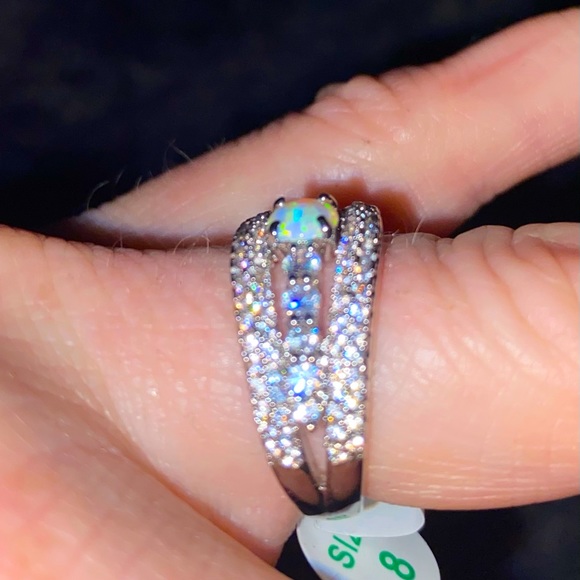 🔥 White fire opal ring 🔥 - Picture 5 of 6